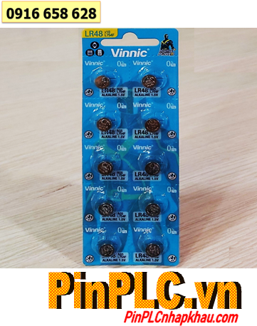 COMBO 1Vỉ 10viên Pin Vinnic AG5 LR754 Alkaline 1.5v _Giá chỉ 35.000đ/ Vỉ 10viên
